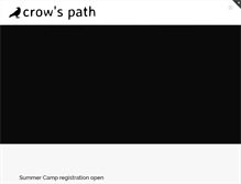 Tablet Screenshot of crowspath.org